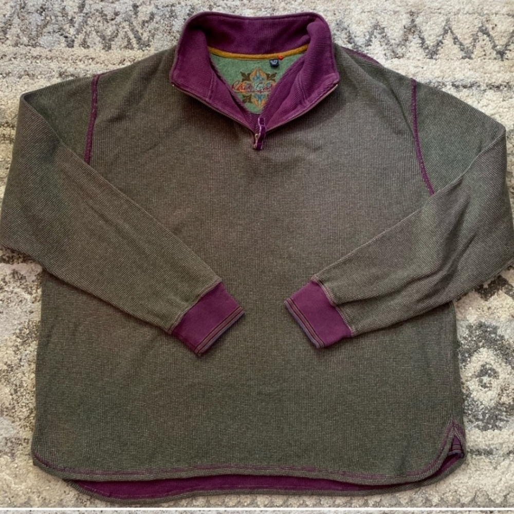 2xl Robert Graham 1/4 zip pull Over